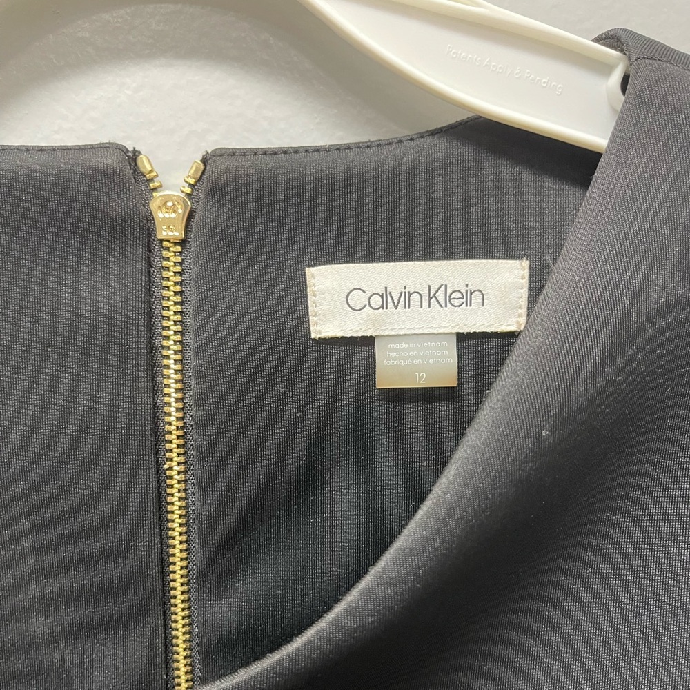 BLACK COCKTAIL DRESS BY CALVIN KLEIN WOMEN’s SIZE 12